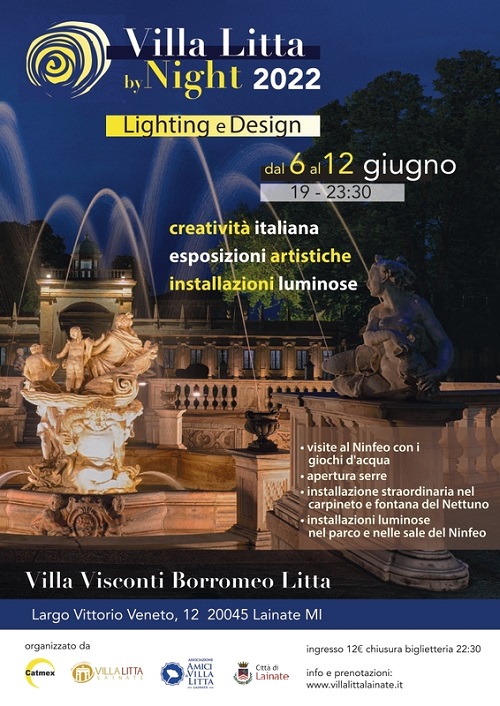 VILLA LITTA BY NIGHT – LIGHTING E DESIGN
