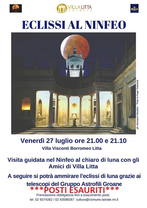 Eclissi al NInfeo