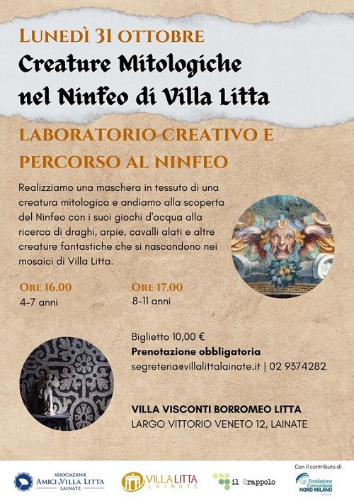 CREATURE MITOLOGICHE NEL NINFEO DI VILLA LITTA