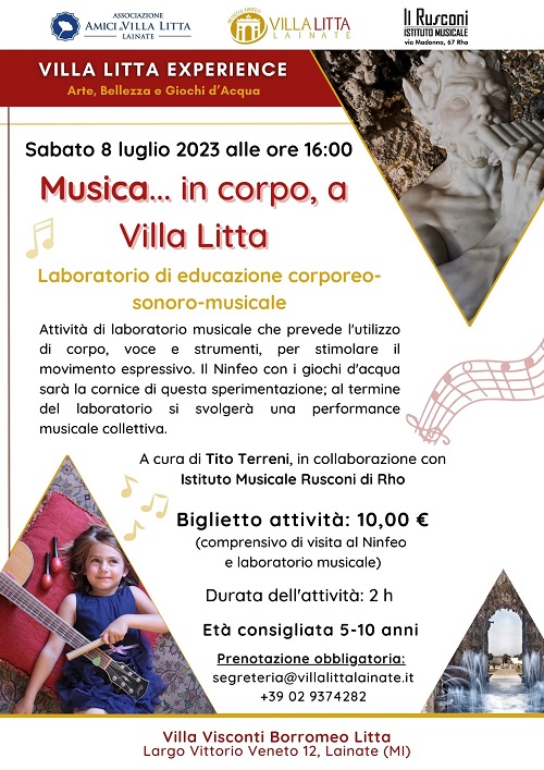 MUSICA... IN CORPO, A VILLA LITTA