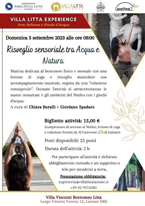 Risveglio sensoriale tra Acqua e Natura