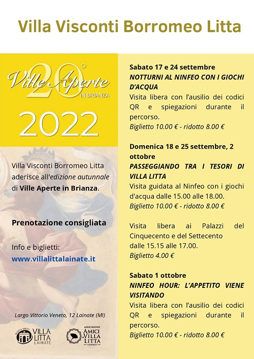 Ville Aperte autunno 2022